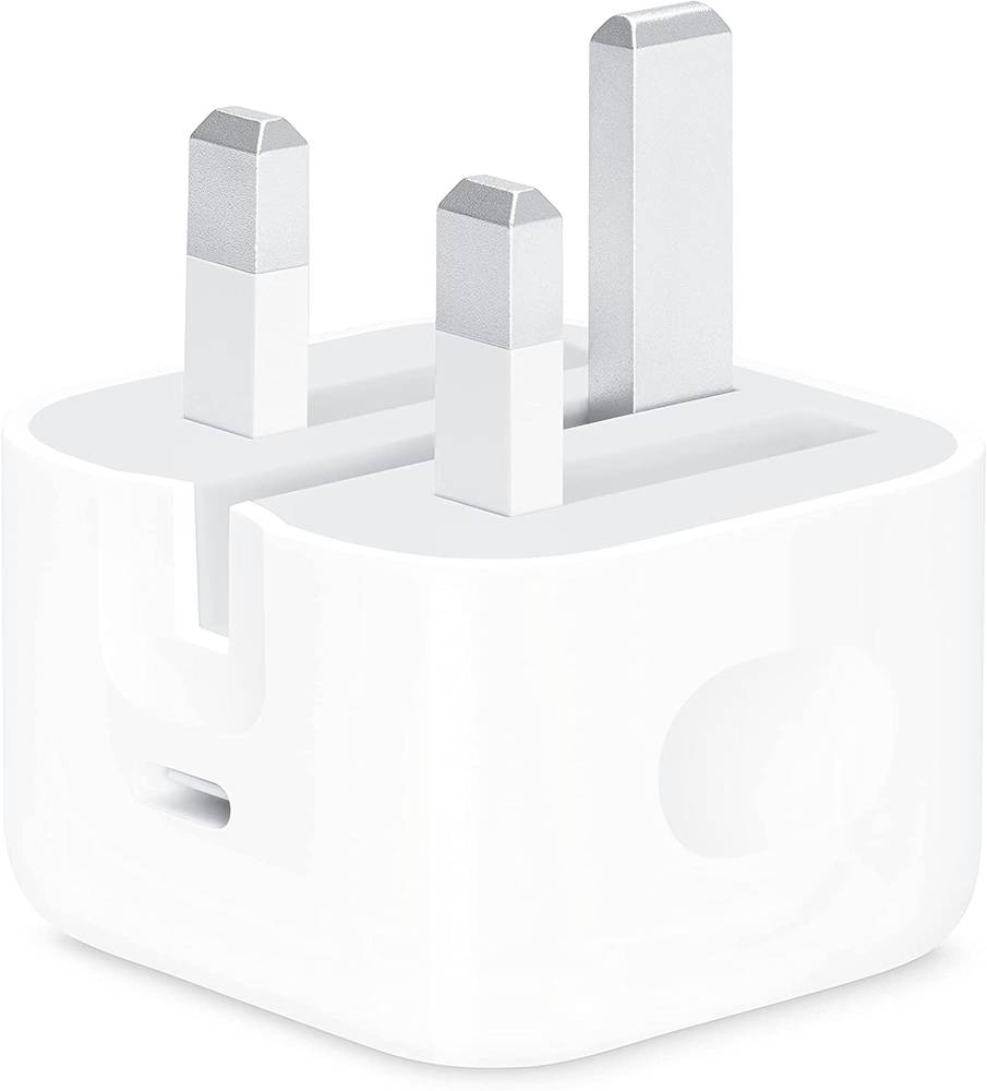 محول طاقة USB-C شبيه ابل 20 واط - ابيض