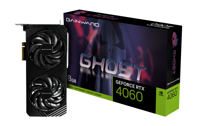 Nvidia Gainward Ghost Geforce RTX 4060 كرت شاشة 4060 