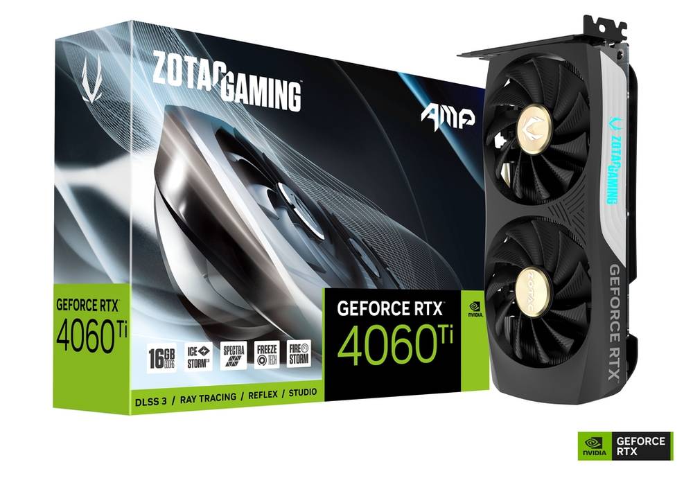 ZOTAC RTX 4060 Ti 16GB AMP  كرت شاشة من زوتاك 4060 ti