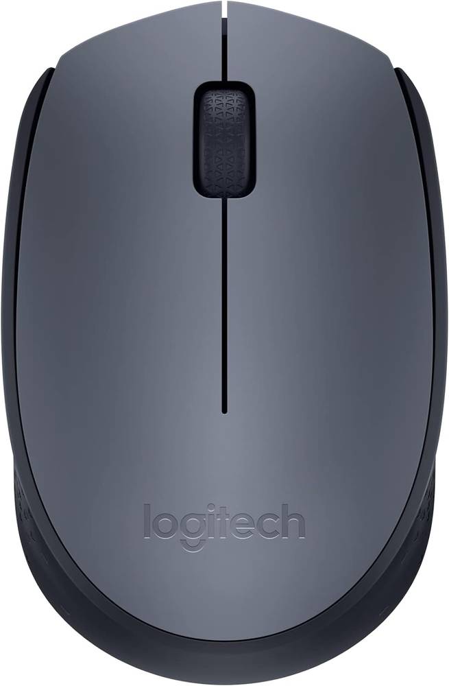 LOGITECH Wireless MOUSE M170 GREY ماوس من لوجيتك وايرلس لون فضي 