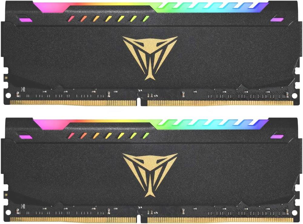 Patriot Viper Steel RGB DDR4 2×16GB 3200MHz رام 32 قيقابايت