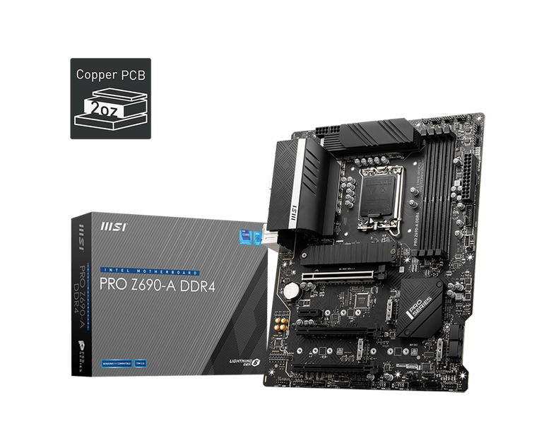 MSI Z690-A DDR4 MOTHERBOARD مذربورد ام اس اي زي٦٩٠