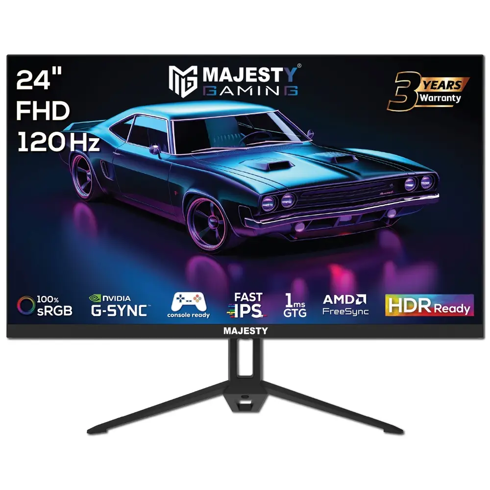 Majesty Gaming Monitor 24 FHD 120Hz شاشة العاب من ماجيستي 24 انش 