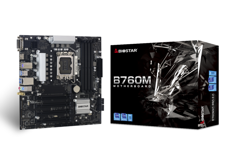  BİOSTAR B760MXC PRO مذربورد من بايوستار 