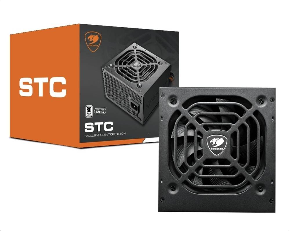 STC Cougar 500W 80 Plus Power Supply باور سبلاي 500 واط