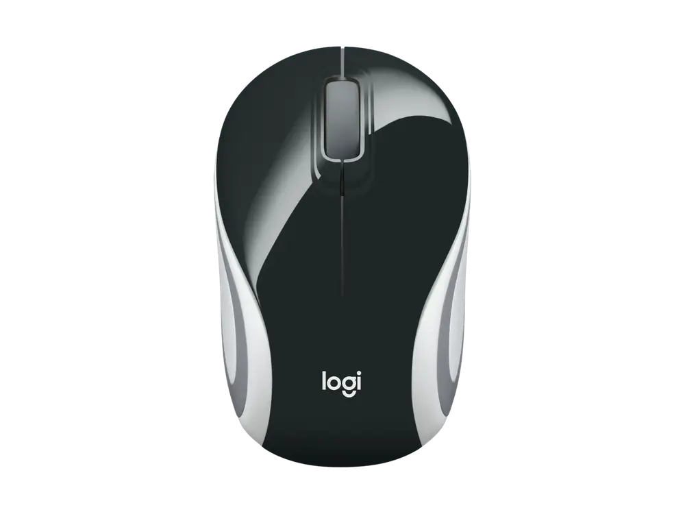 LOGITECH WIRELESS MOUSE MINI M187 BLACK ماوس من لوجيتك اسود وايرلس