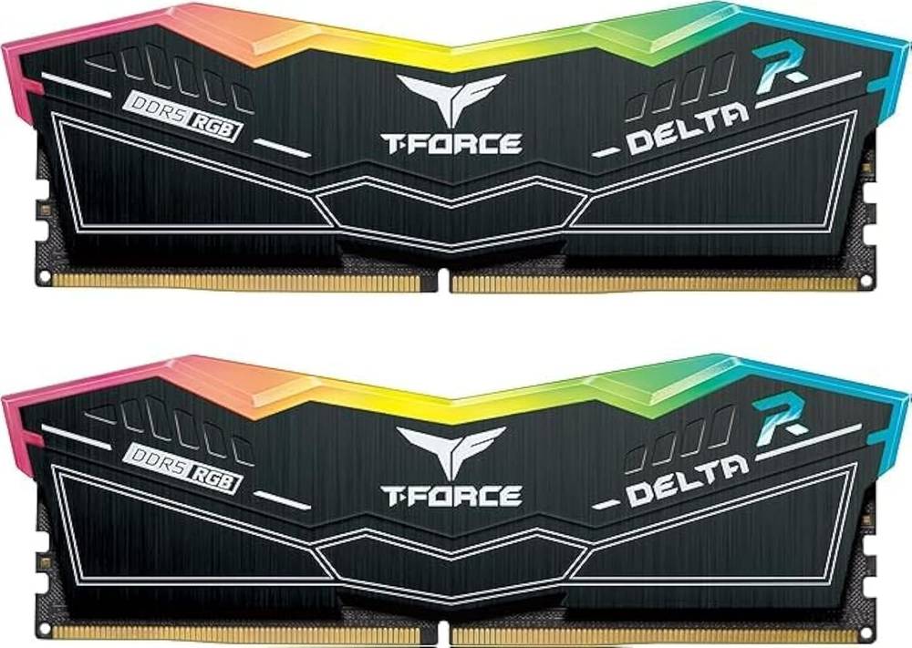 T-FORCE DELTA RGB UD-D5 16GB 2×8GB 5200MHzرام 16 قيقابايت