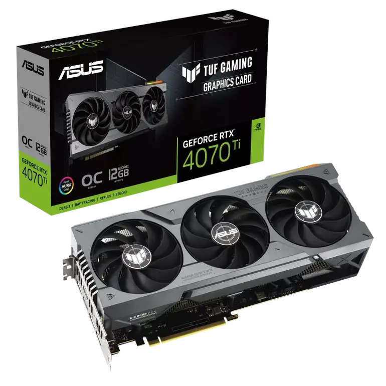 ASUS TUF RTX 4070 TI 12G OC GAMING كرت شاشة اسوس 4070 تي اي 