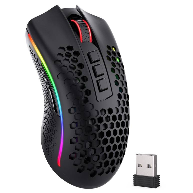 Redragon Storm PRO Wireless/Wired Gaming Mouse ماوس رد دراقون ستورم برو لا سلكي