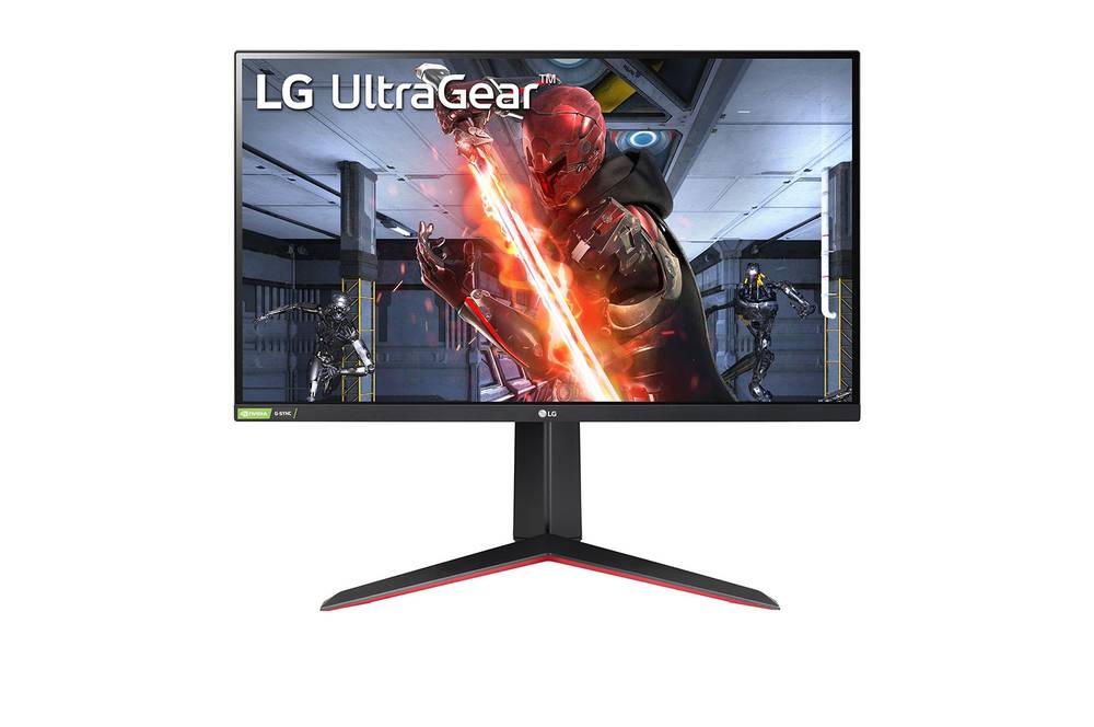  LG 27 UltraGear FHD IPS 1ms 144Hz HDR Monitor 27GN65R-B شاشة إل جي 27 انش 144 هيرتز
