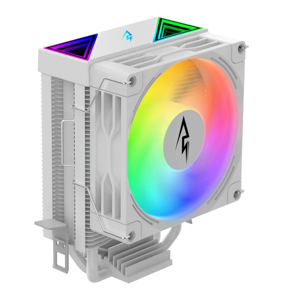 Spear V90 Pro ARGB White Cooling Fan مروحة تبريد من سبير ابيض
