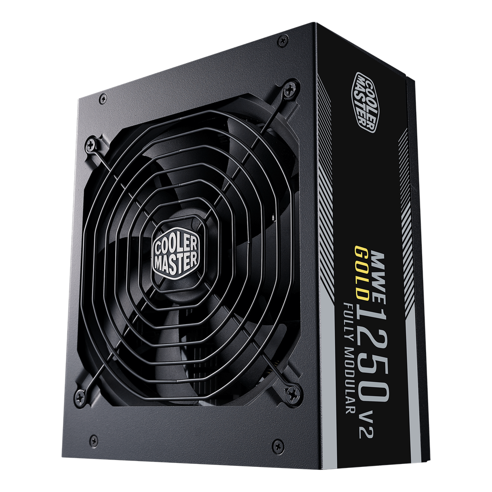 Cooler Master MWE Gold Fully modular 1250W باور سبلاي كولرماستر 1250 واط