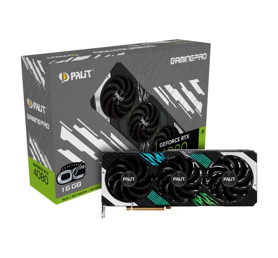 PALIT RTX 4080 GAMEROCK OC 16GB كرت شاشة 4080 من باليت 16 قيقا