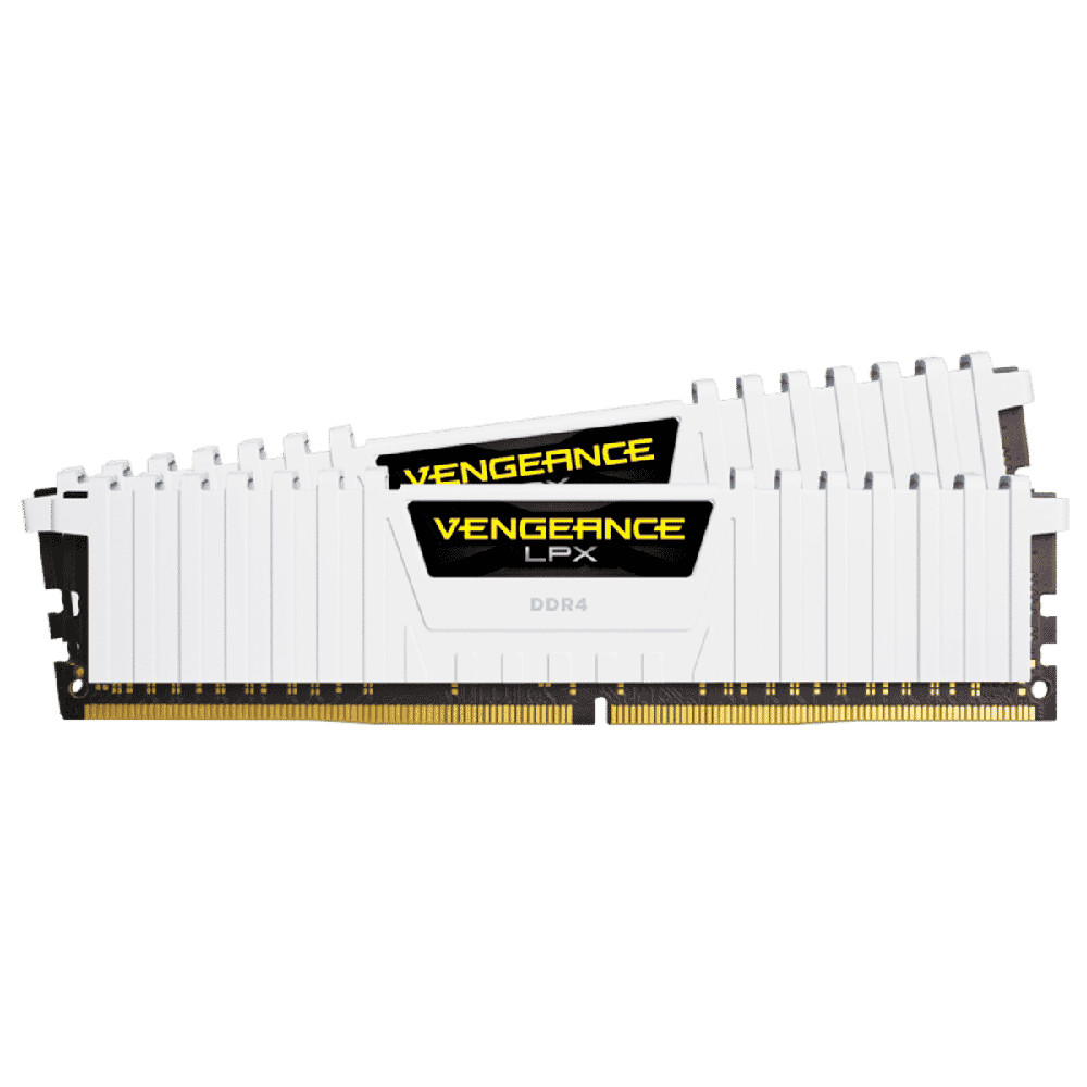 Corsair 16GB (2×8GB) DDR4 3200MHz White رام كورسير 16 قيقا ابيض