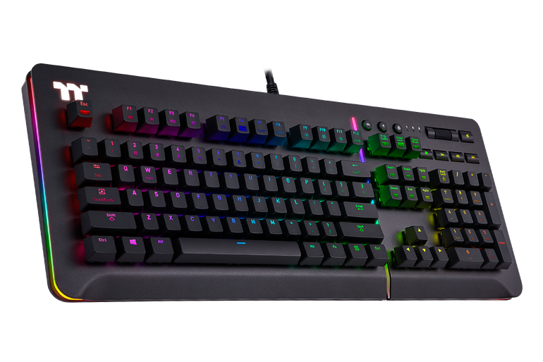 Thermaltake Level 20 RGB Razer Green Gaming Keyboard كيبورد ثيرمل تيك