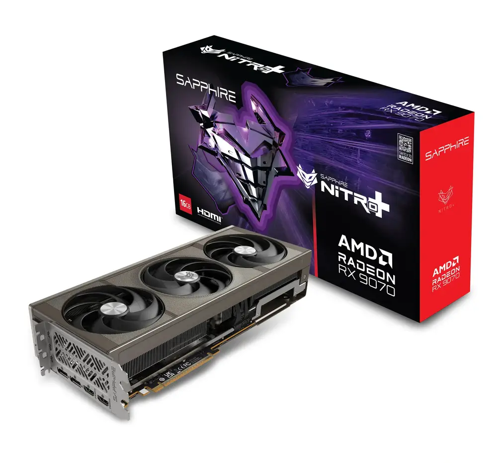 SAPPHIRE NITRO+ AMD Radeon RX 9070 16GB GDDR6