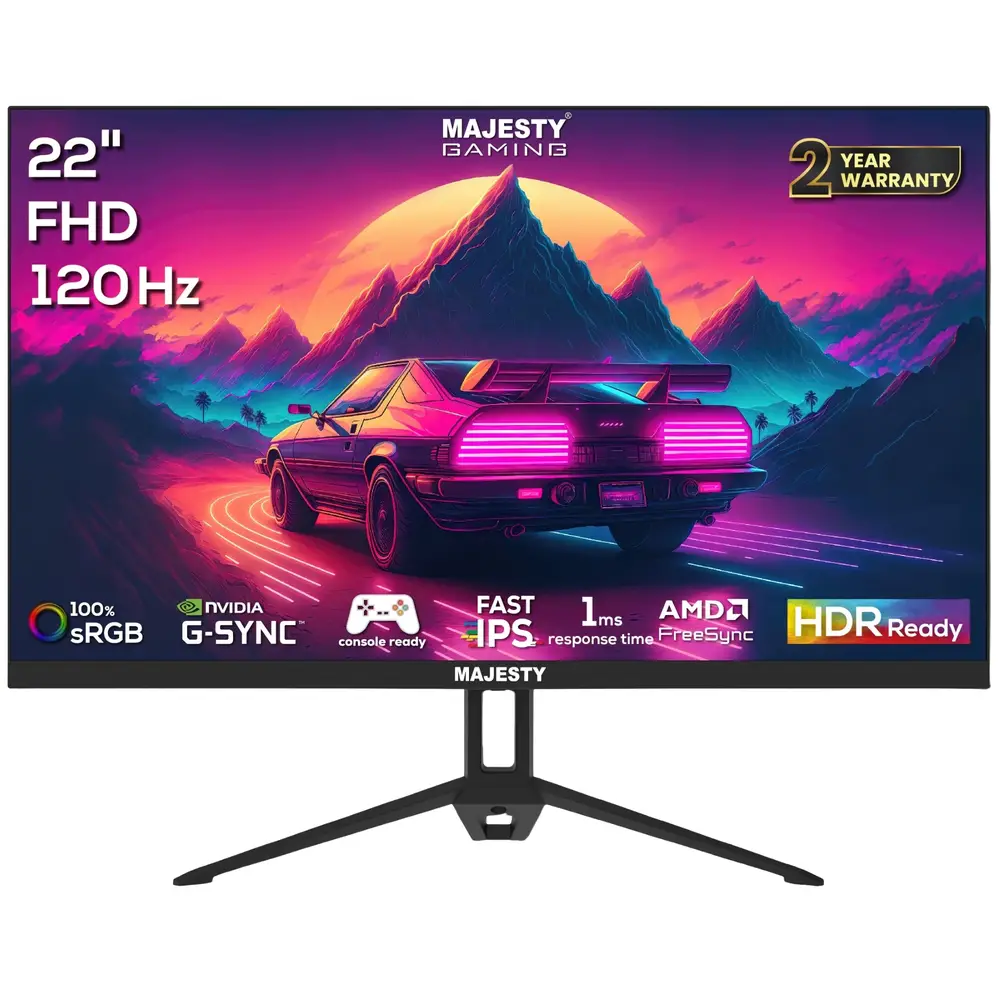 Majesty Gaming Monitor 22 FHD 120Hz شاشة ماجيستي  22 انش
