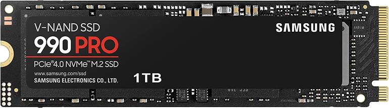 SAMSUNG 990 PRO 1TB PCIe 4.0 NVMe M.2 SSD ذاكرة تخزين سامسونج 990 برو 1 تيرابايت