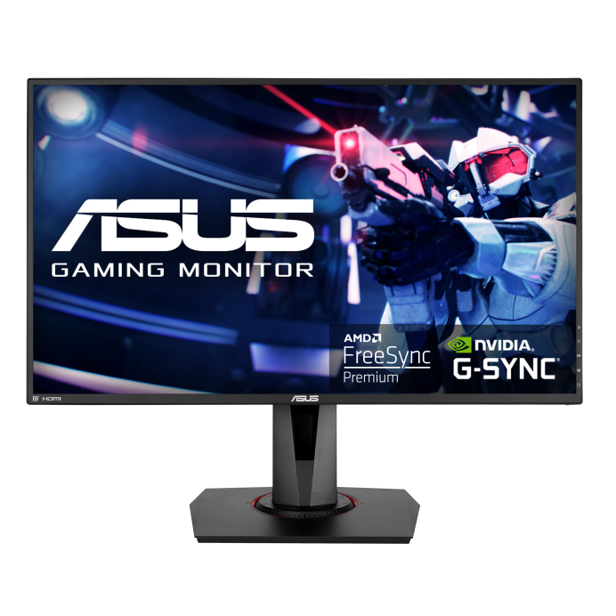 شاشة قيمنق من اسوس ASUS VG278QR Gaming Monitor - 27inch, Full HD, 0.5ms*, 165Hz (above 144Hz), G-SYNC Compatible, FreeSync Premium