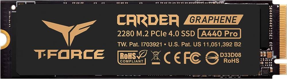 T-FORCE M.2-2280 PCI-E Gen4x4 A440 PRO 4TB RETAIL  ذاكرة تخزين بسعة 4 تيرابايت 
