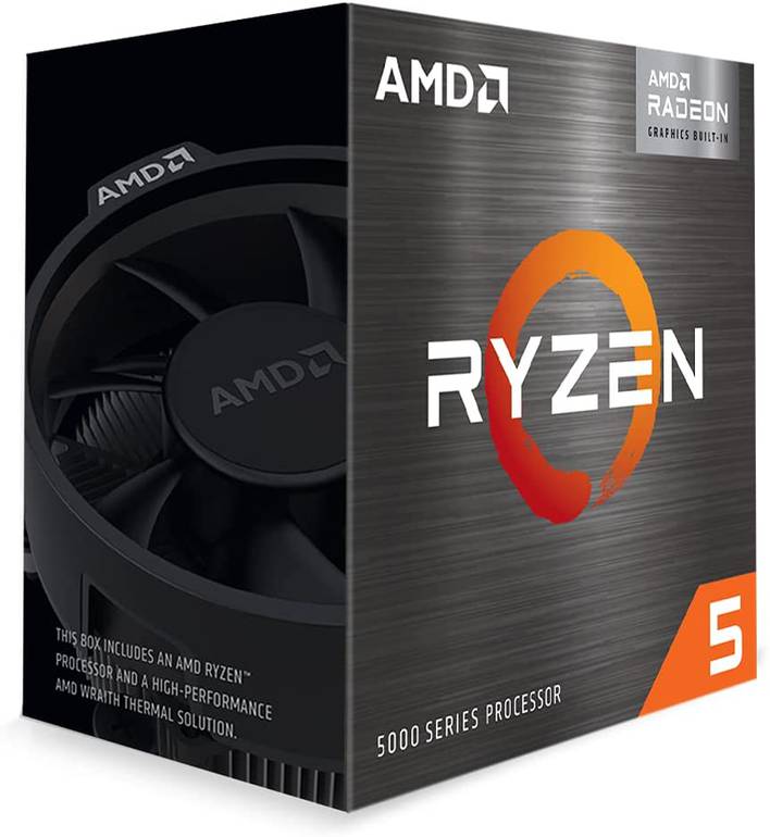 معالج اي ام دي رايزن 5 الجيل الخامس مع كرت شاشة مدمج AMD RYZEN 5 5600G WITH INTEGRATED GRAPHICS