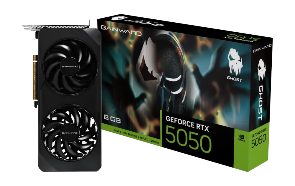 Gainward GeForce RTX 5050 Ghost 8GB كرت شاشة قيناورد قوست