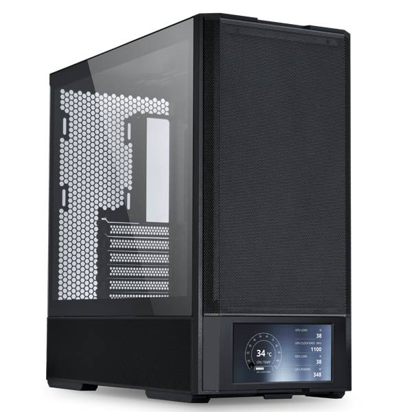 Lian Li LANCOOL 207 Digital BLACK كيس ليان لي مع شاشة مدمجة