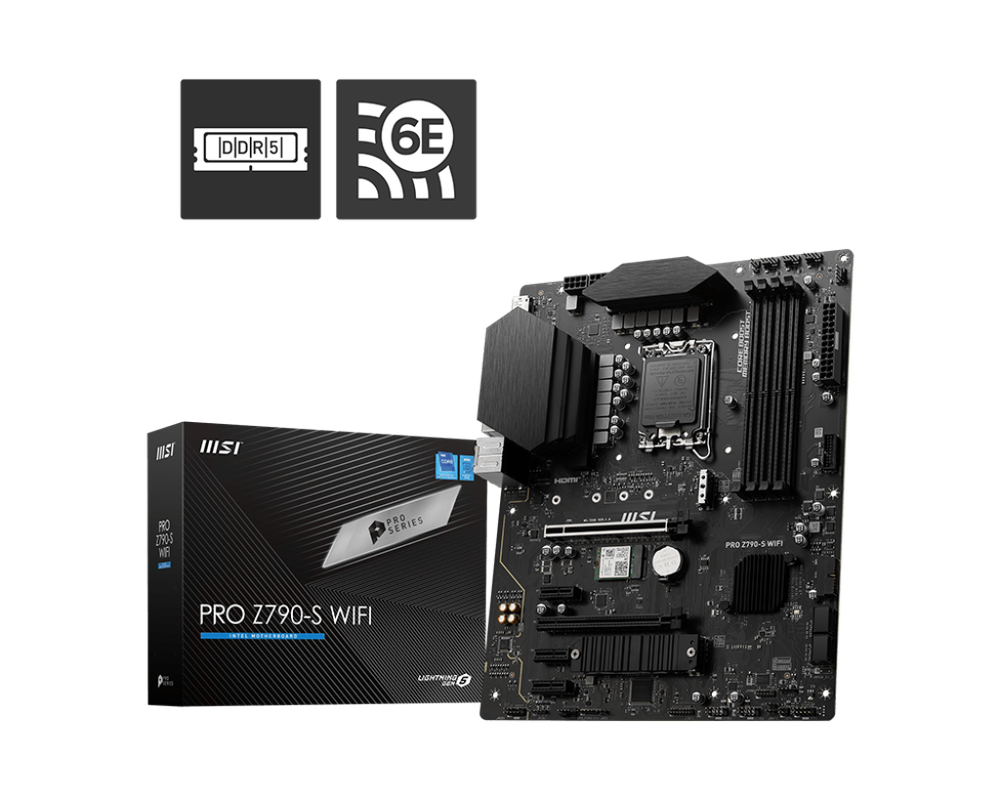 MSI PRO Z790-S WIFI مذربورد ام اس اي برو واي فاي 