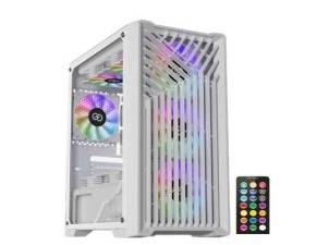 DARK ARMOR White 4 ARGB fan كيس دارك ارمور ابيض اربع مراوح ار جي بي 