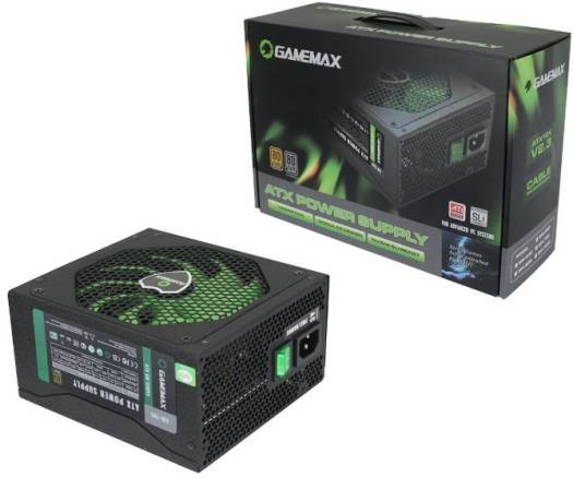 Gamemax Atx Power supply GE series 700 W باور سبلاي من قيم ماكس 700 واط 