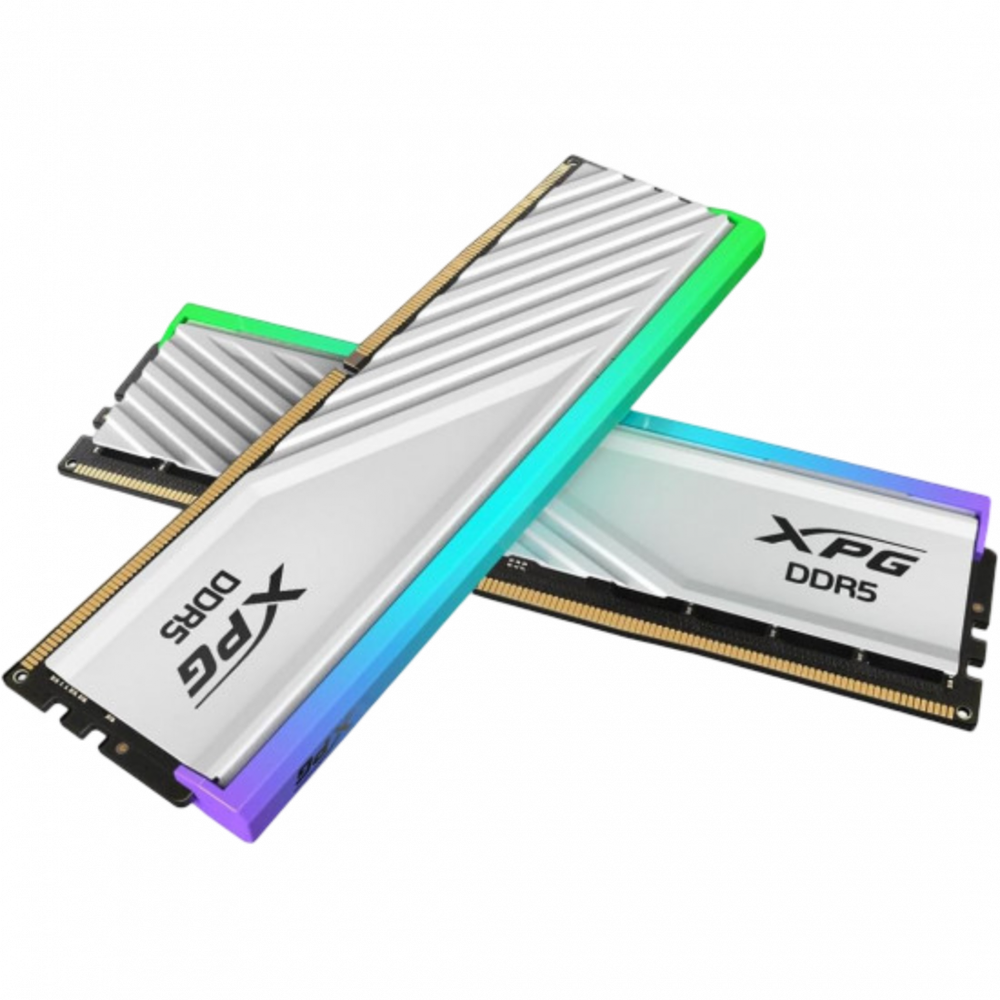 XPG LANCER BLADE (2x16GB) DDR5 6000MHz RGB White رام 32 قيقا 