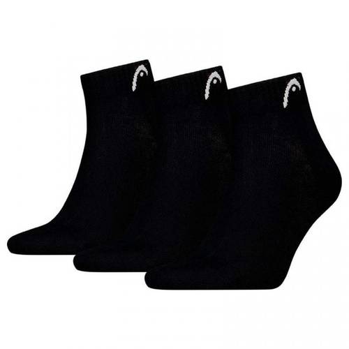 Head All Sports Quarter Black 3 Pairs