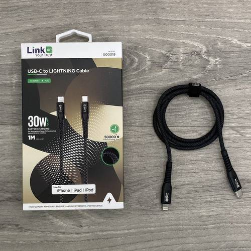 كابل شحن من تايب سي( USB-C)  إلى لايتنينق ( Lightning)