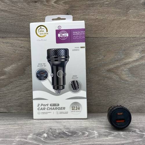 شاحن سيارة Golden Plus فائق السرعة 52.5W