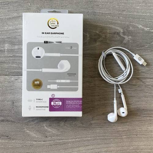 سماعات سلكية جولدن بلس ، بمنفذ  تايبسي (USB-C)
