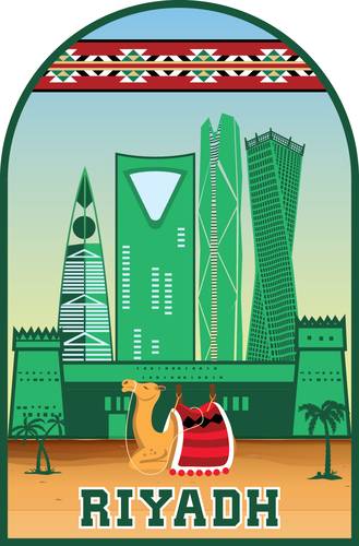 Riyadh Fridge magenets