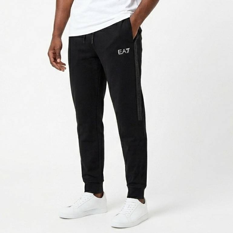 Pants Ea7 Black Print