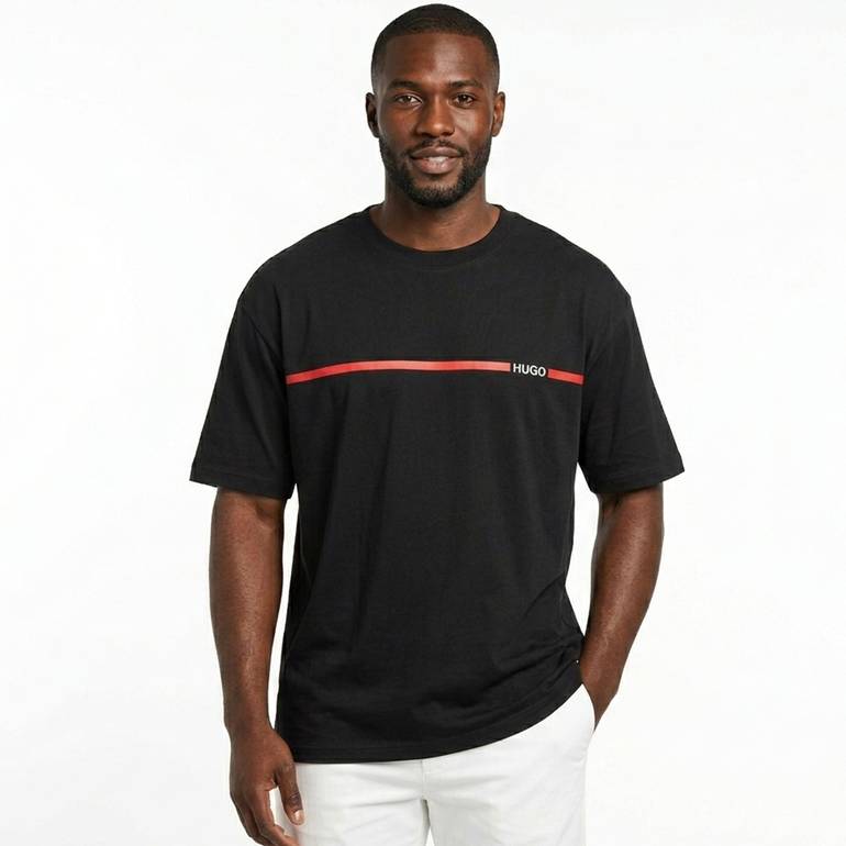 Tshirt Hugo Red Line