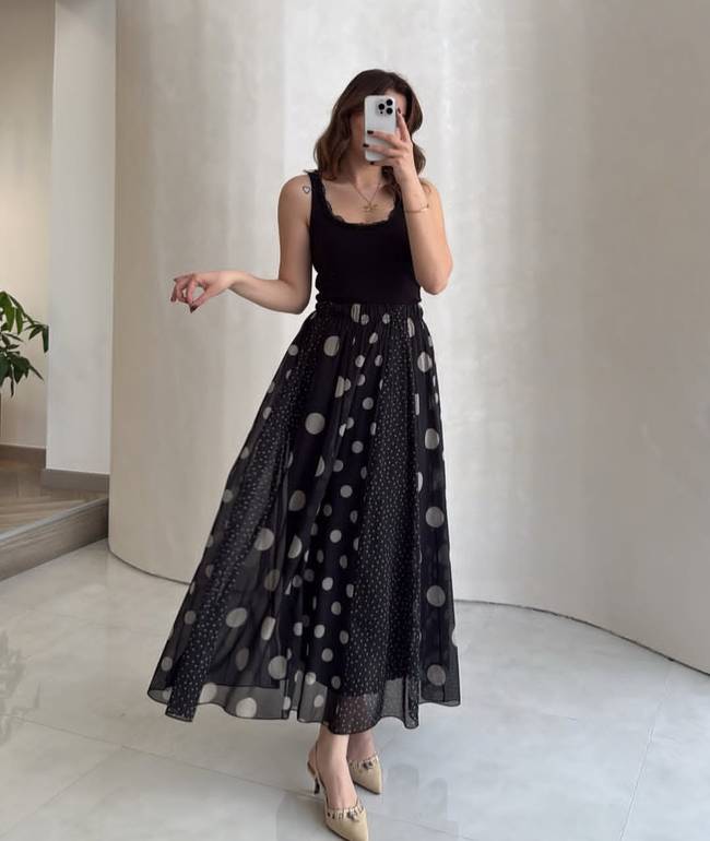 Polka skirt