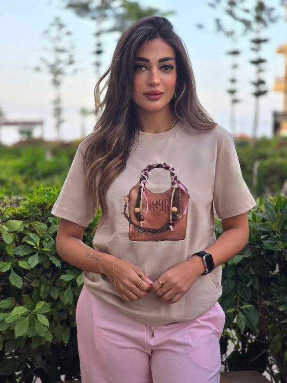 Beige MiuMiu tshirt