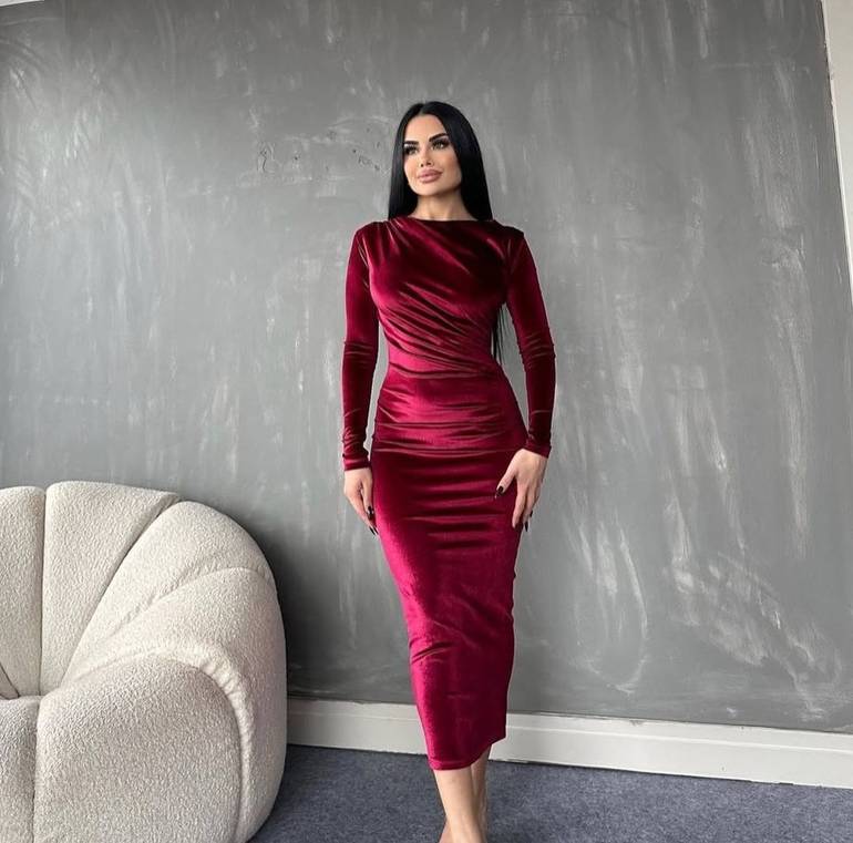 Velvet dress 
