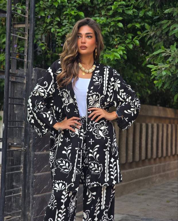 Black boho set