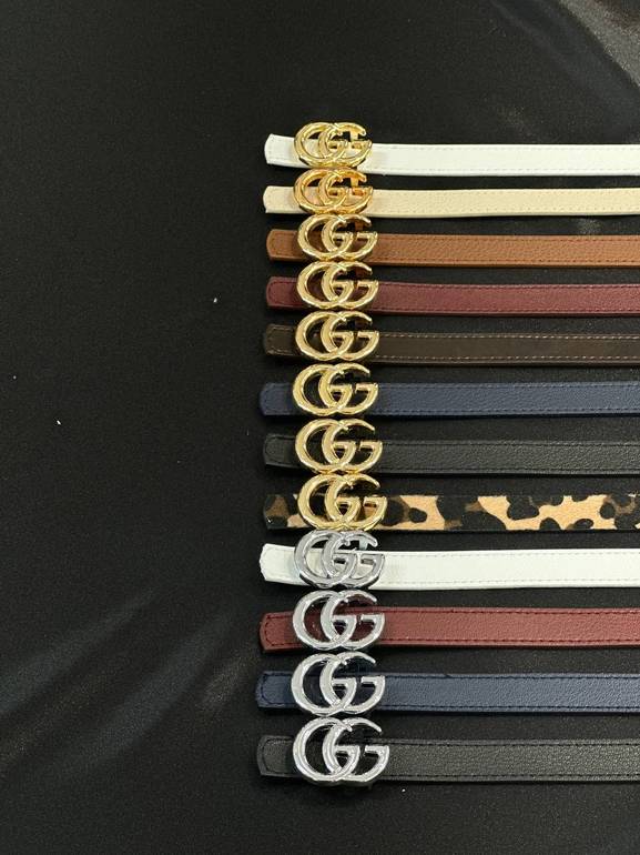 Gucci Black Belts 