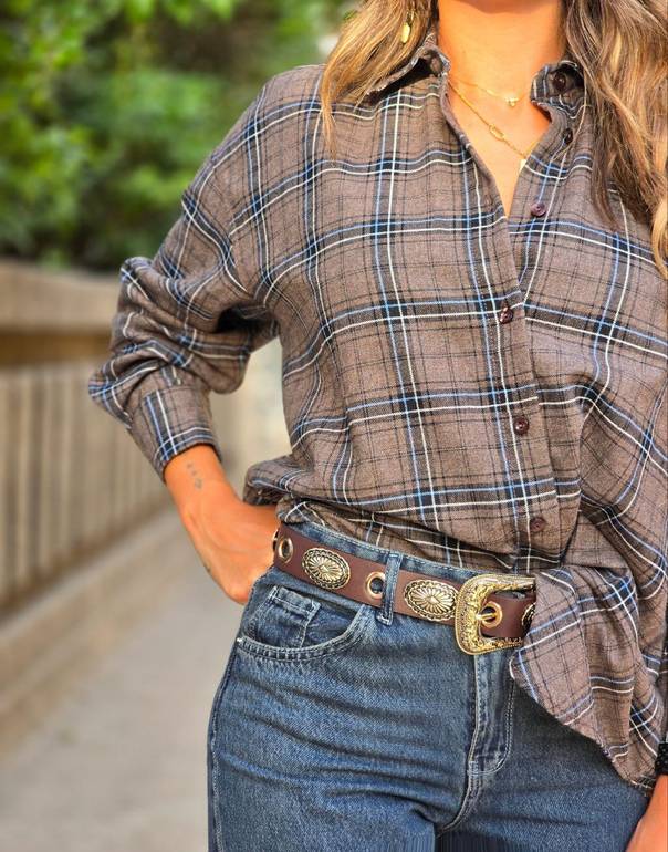 Brown Cowboy Belt 