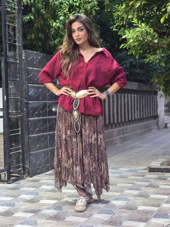Zigzag boheme skirt