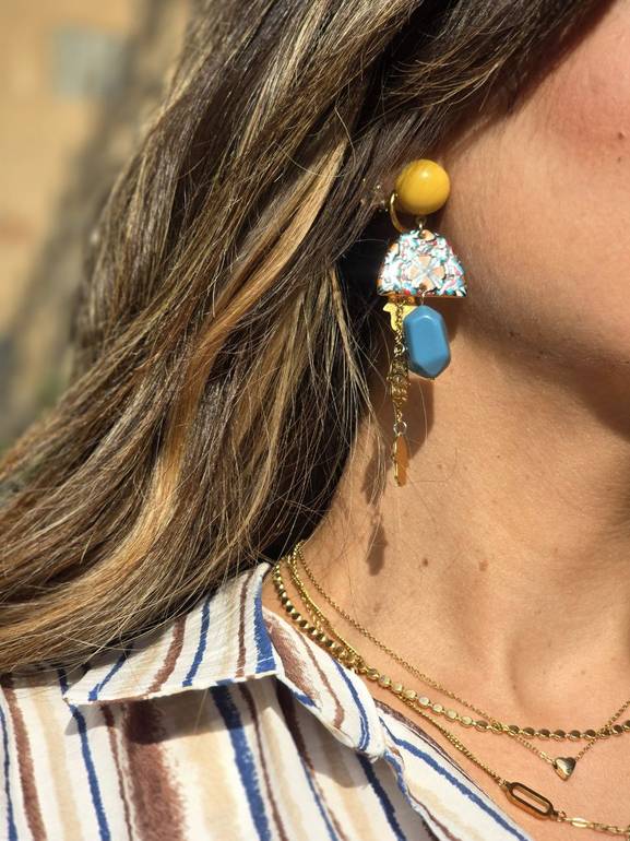 Indigo Earrings 