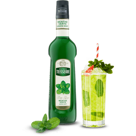 Concentrated green mint flavor 1 liter