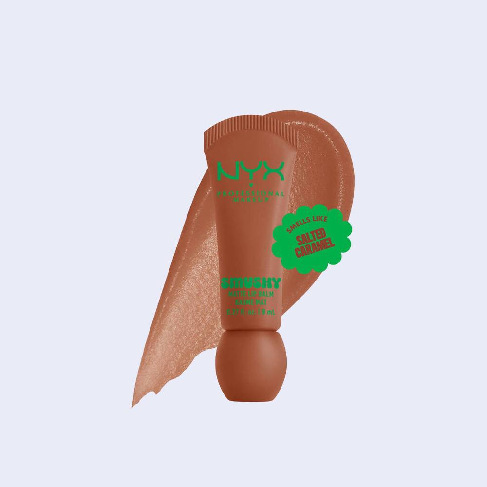 مرطب شفايف برائحة الكراميل المملح من NYX Smushy Salted Caramel
