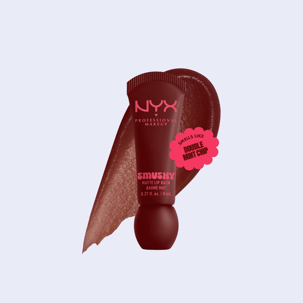 مرطب شفايف برائحة رقائق النعناع من NYX Smushy Mint Chip
