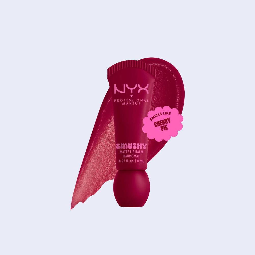 مرطب شفايف برائحة الكرز من NYX Smushy Cherry Pie